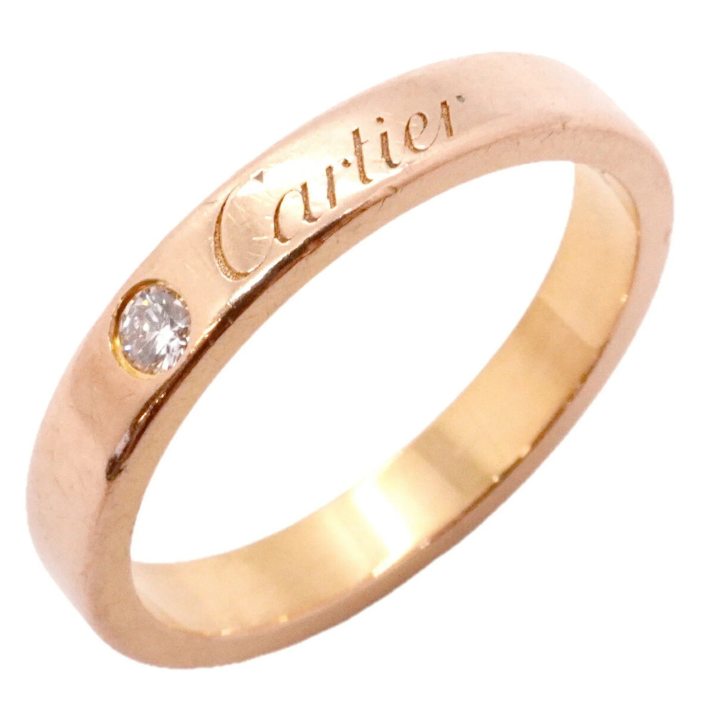 CARTIER 18k Gold Diamond Ring #52